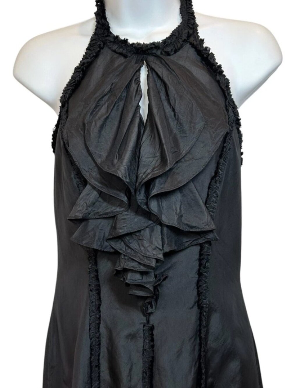 Badgley Mischka Silk Dress - Picture 3 of 10